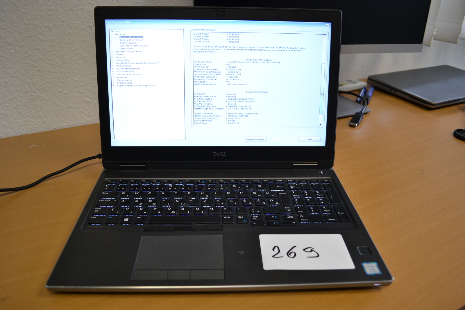 Dell Precision 7540