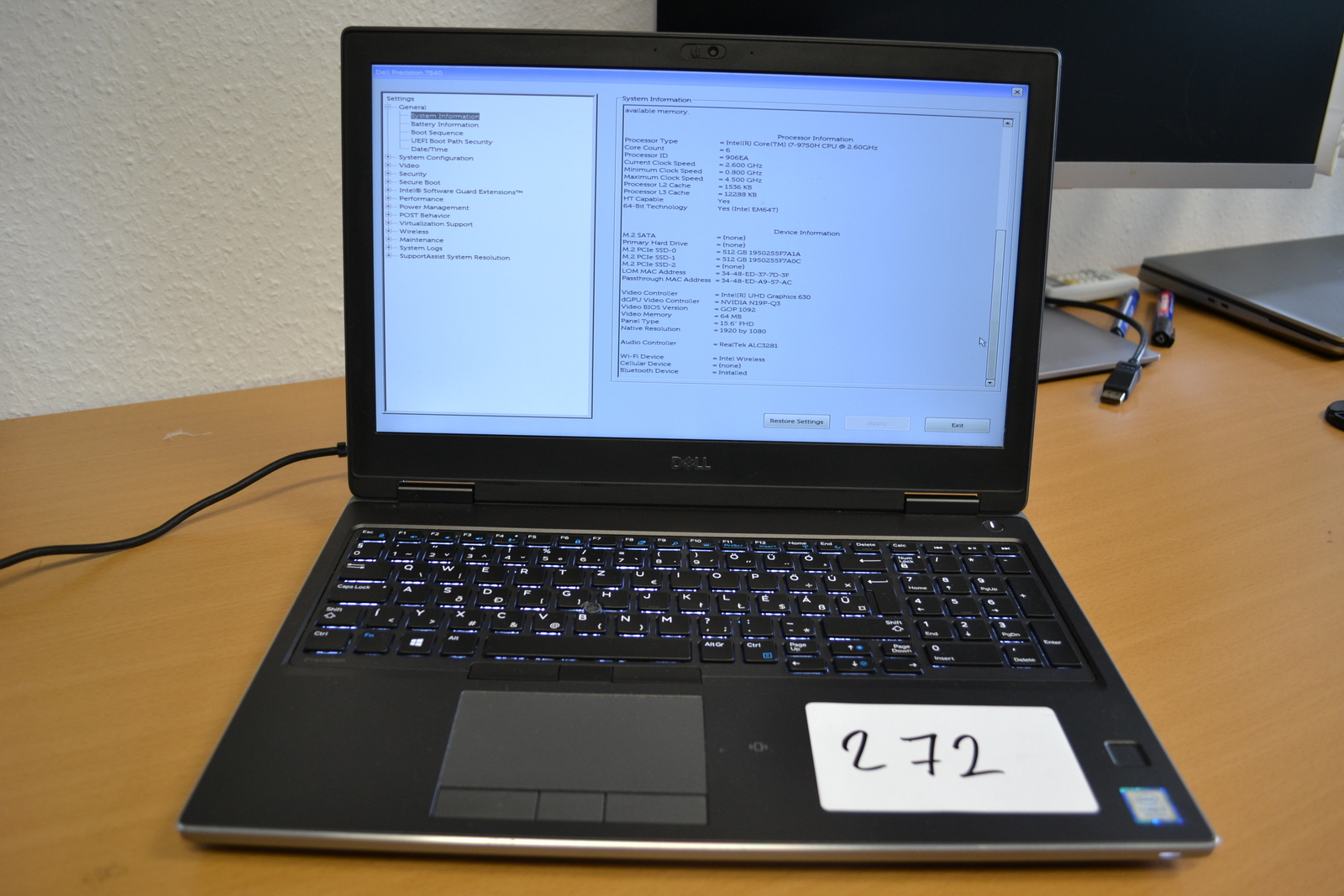 Dell Precision 7540