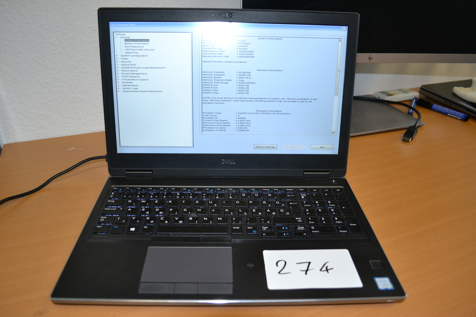 Dell Precision 7540
