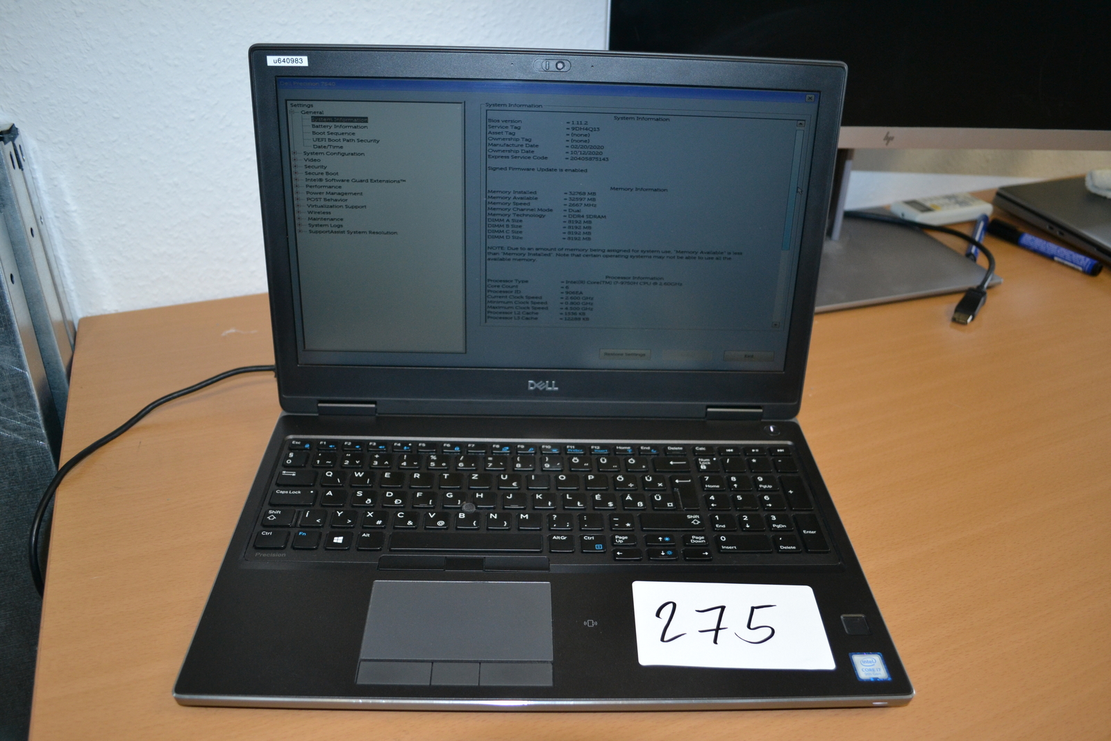 Dell Precision 7540
