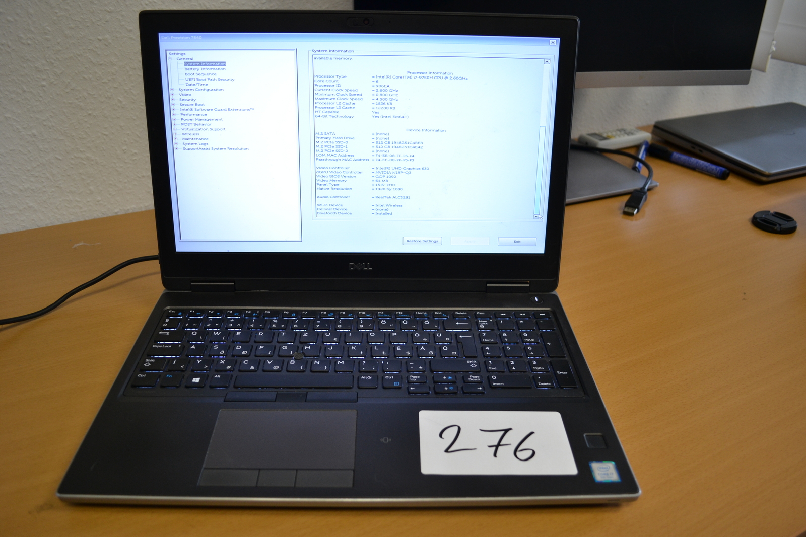 Dell Precision 7540