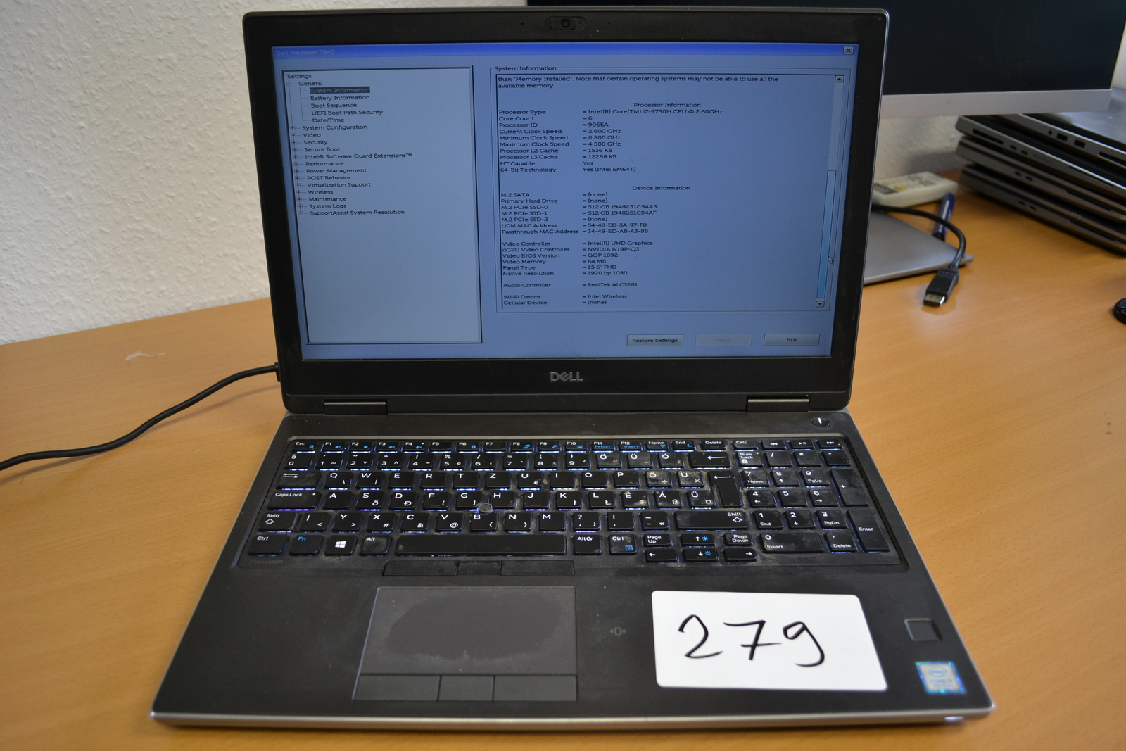 Dell Precision 7540