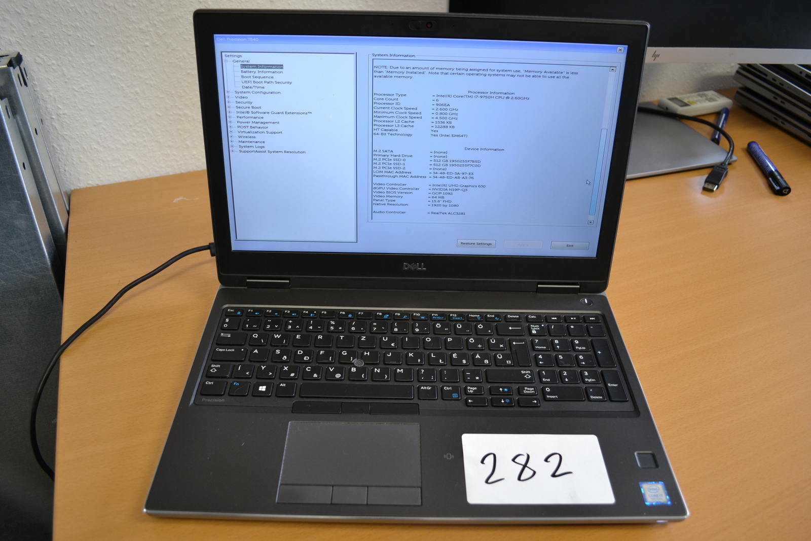 Dell Precision 7540 1