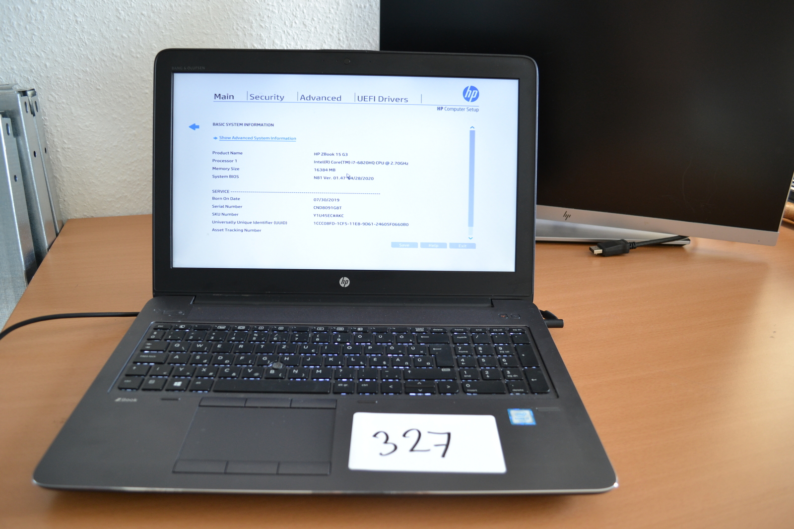 HP ZBook 15 G3 - Laptop