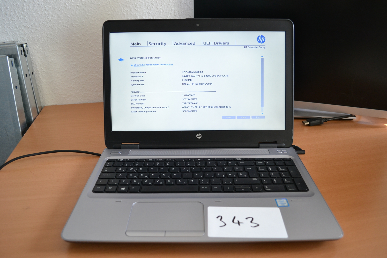 HP ProBook 650 G2 - Laptop