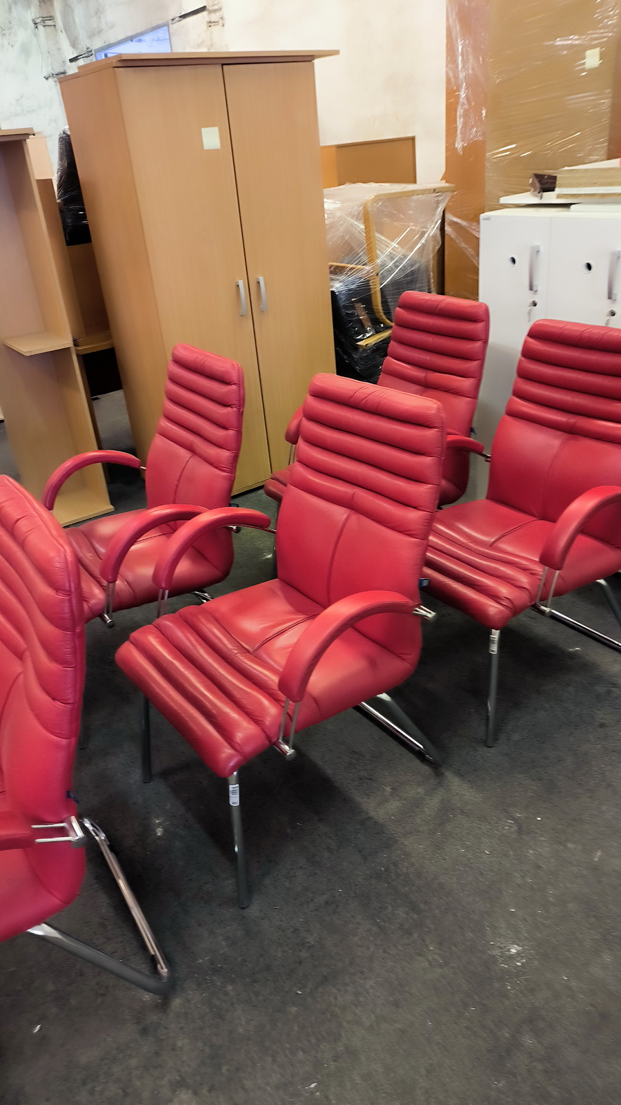 Tárgyalószék (piros) 2