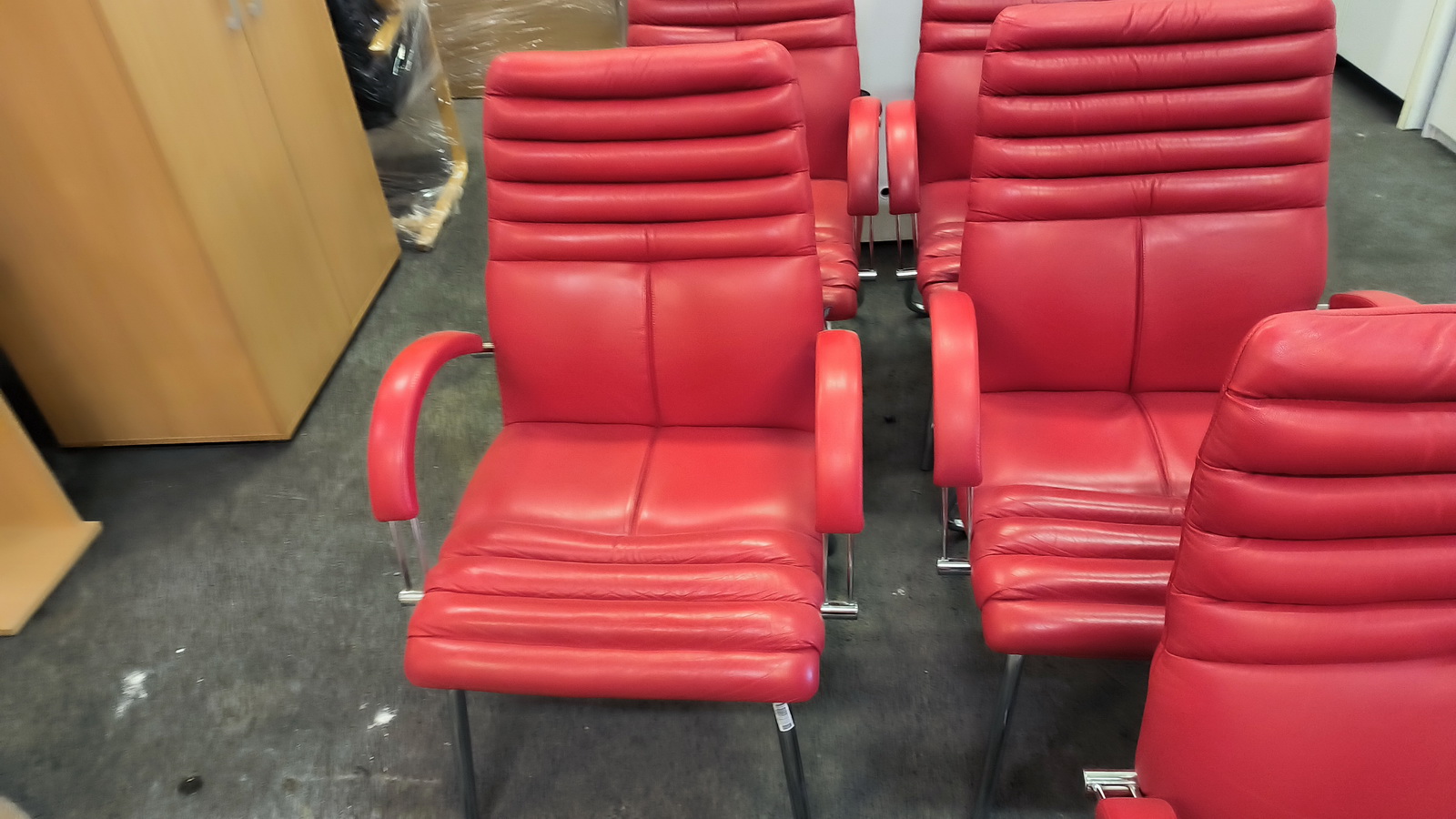 Tárgyalószék (piros) 5