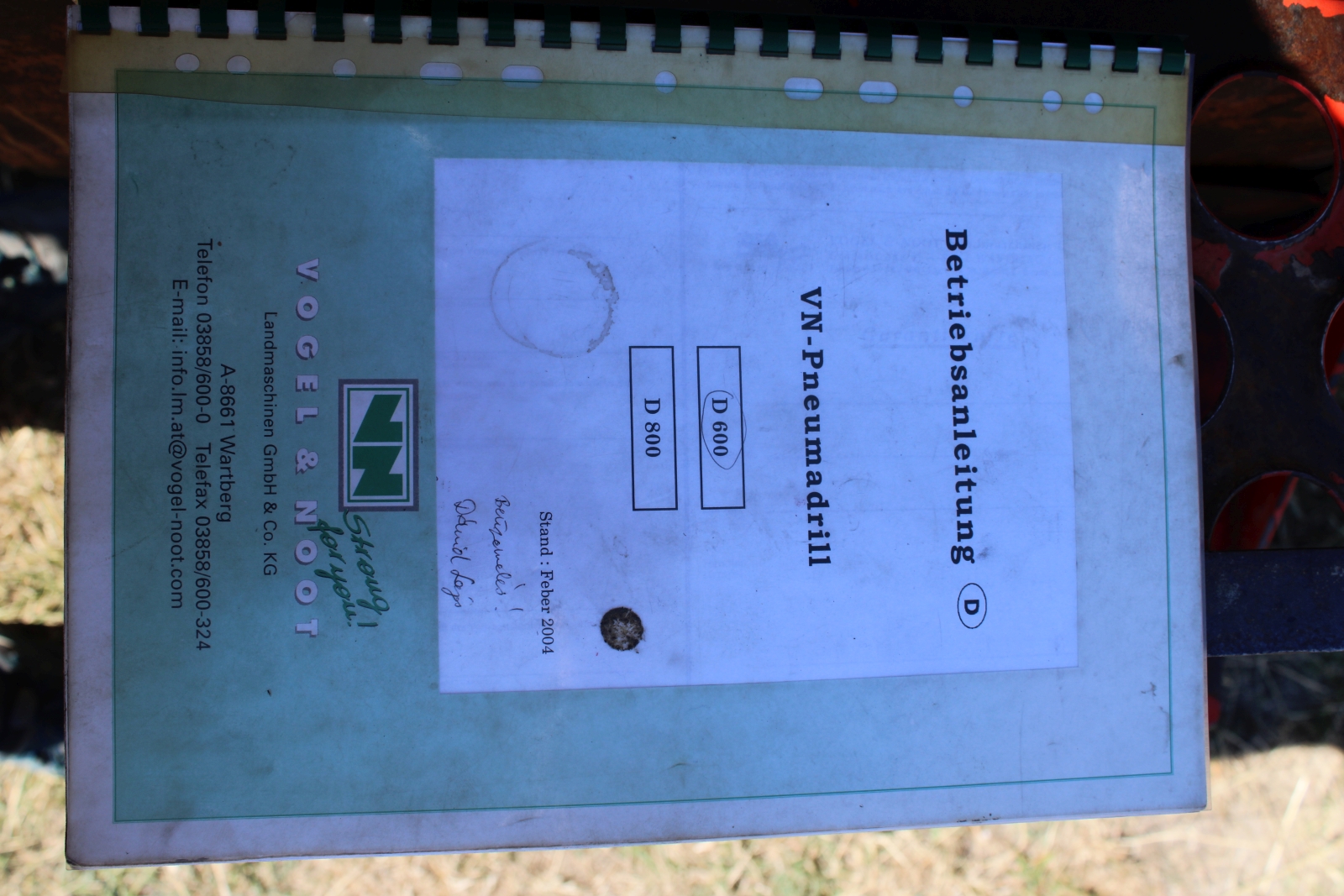 Vetőgép - Vogel-Noot 27