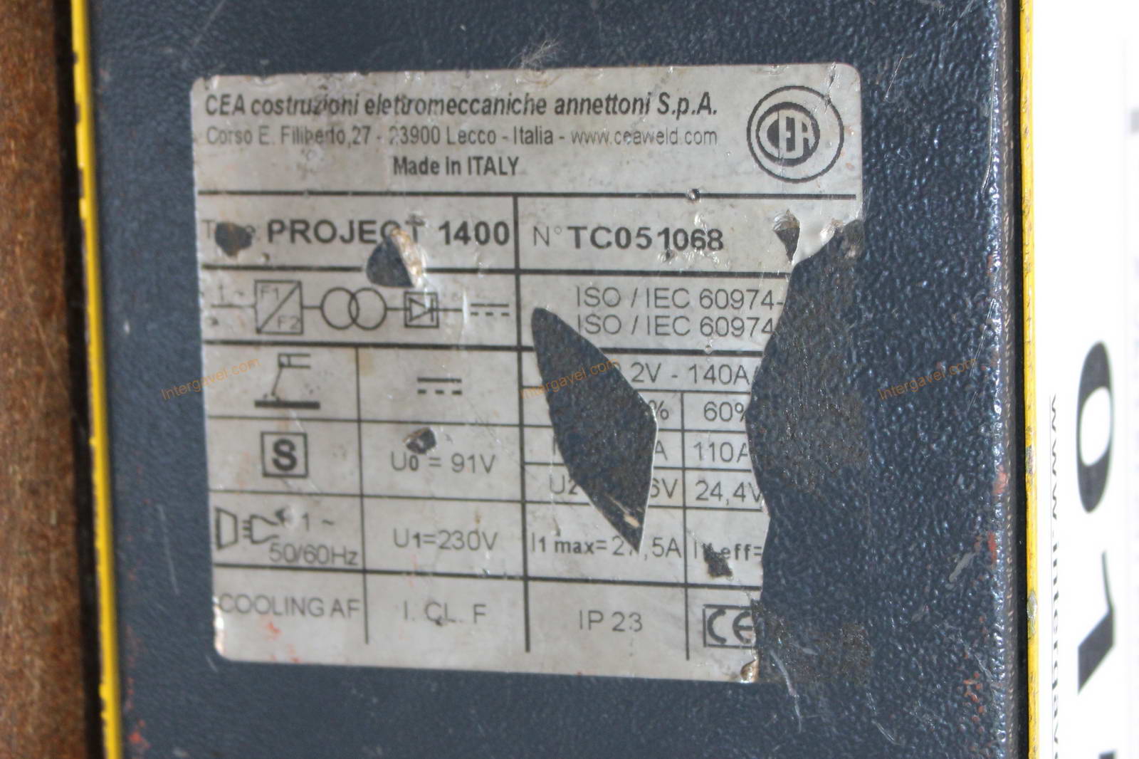 Hegesztő gép - CEA, Project 1400 2