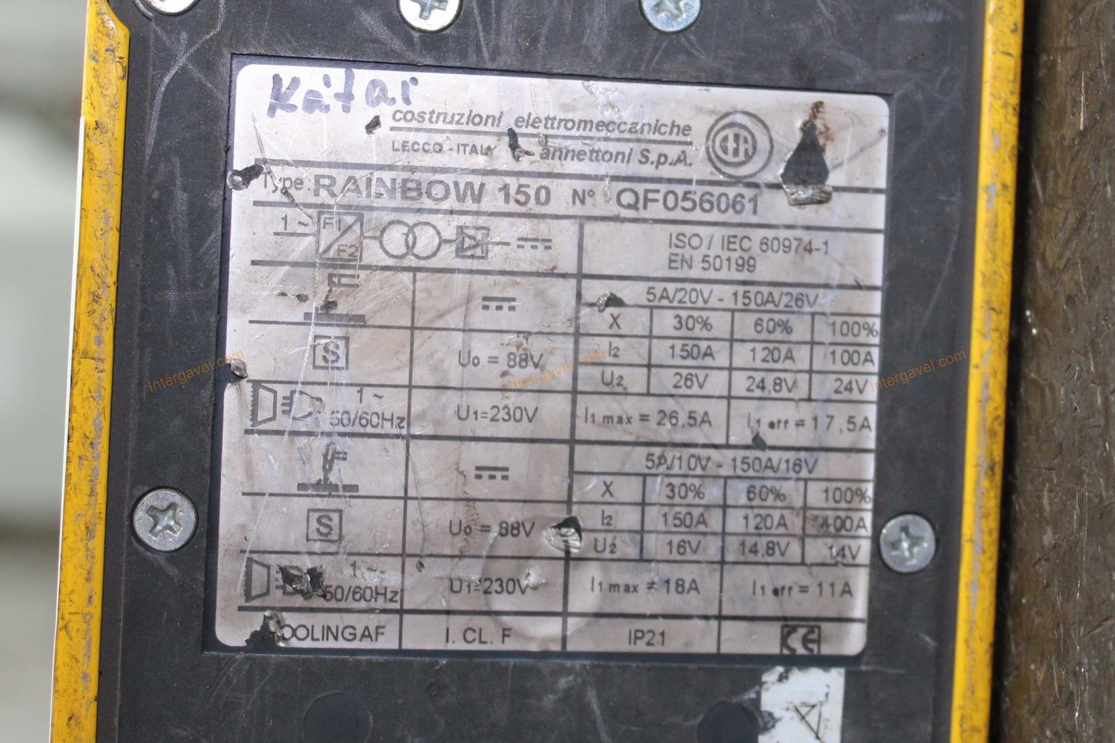 Hegesztő gép - CEA, Rainbow 150 2