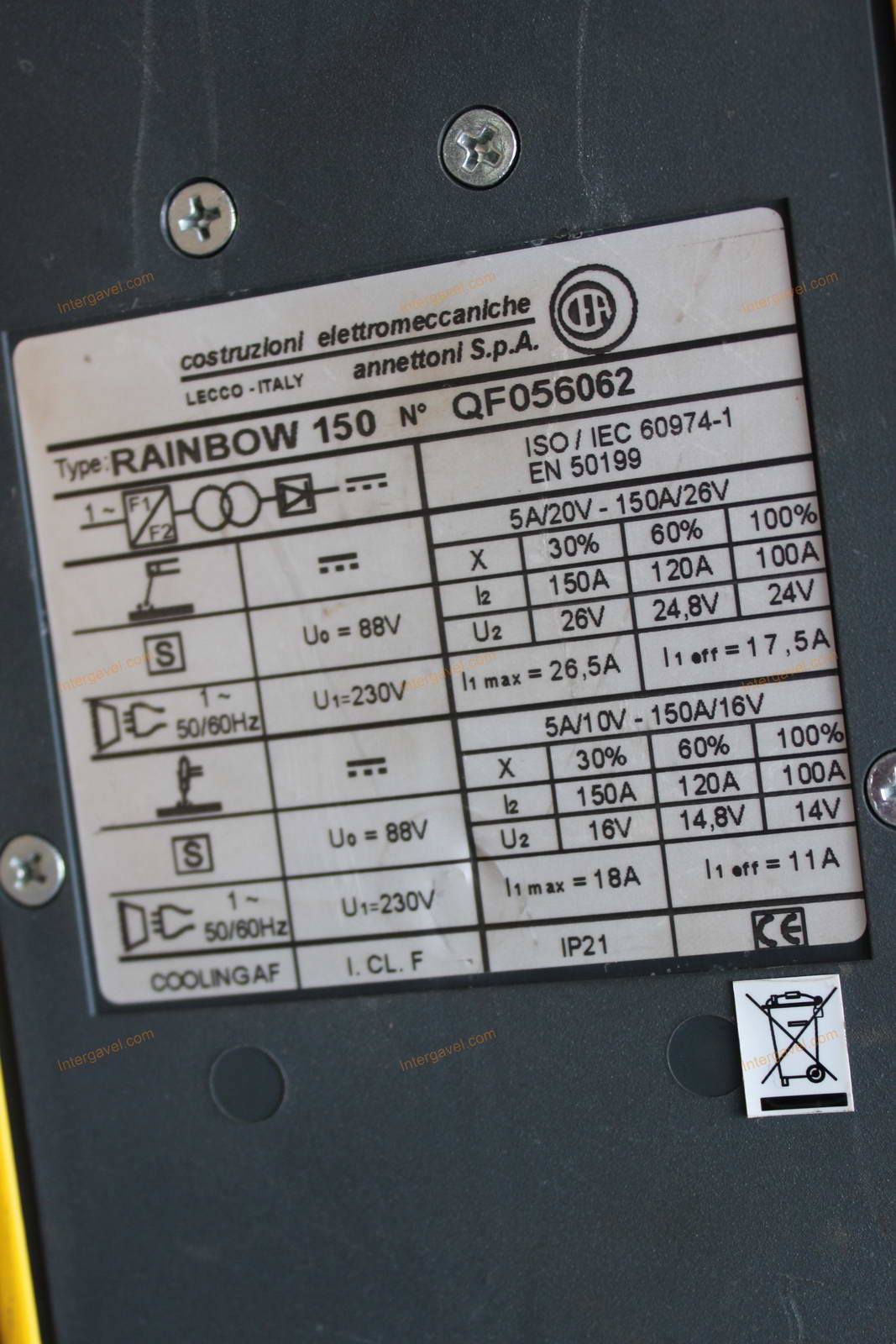 Hegesztő gép - CEA, Rainbow 150 2
