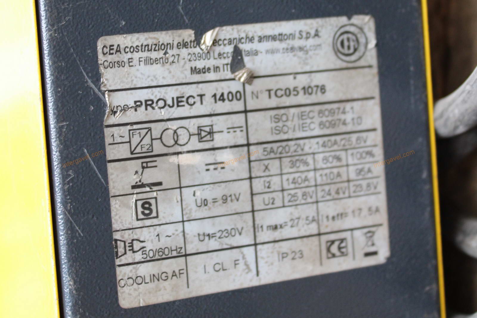 Hegesztő gép - CEA, Project 1400 2