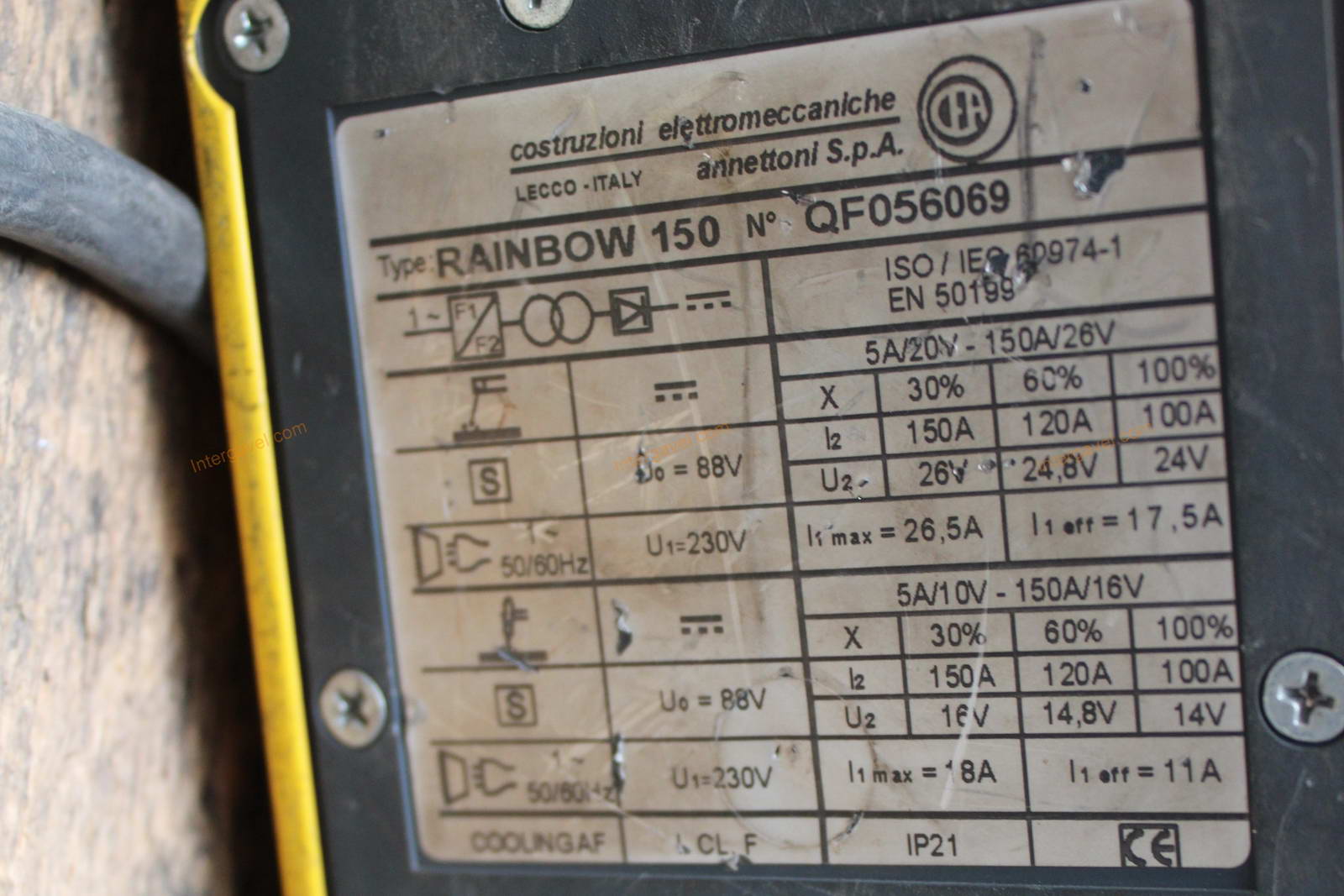 Hegesztő gép - CEA, Rainbow 150 2