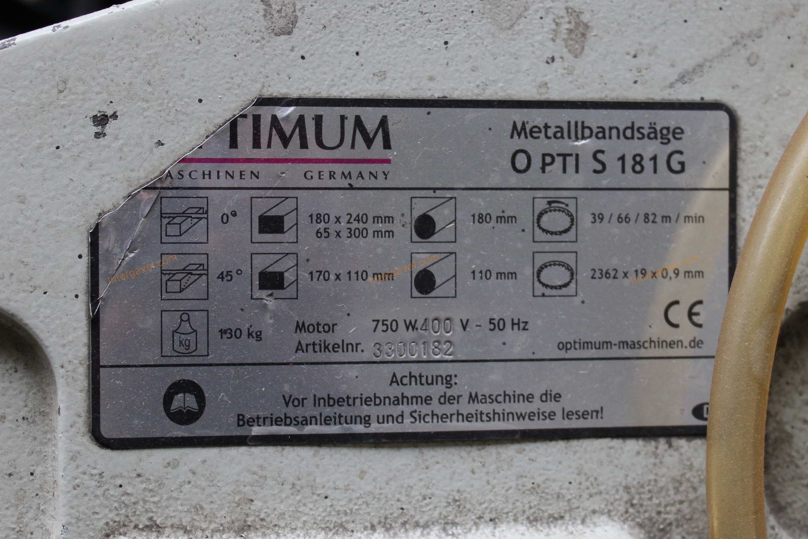 Fűrészgép - Optimum, Opti S181 G 2