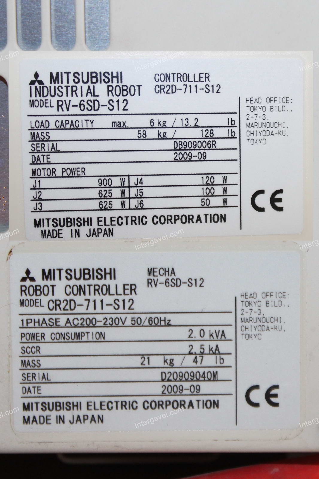 Robot - Mitsubishi, Melfa RV-6SD-S12, CR2D-711-S12 2