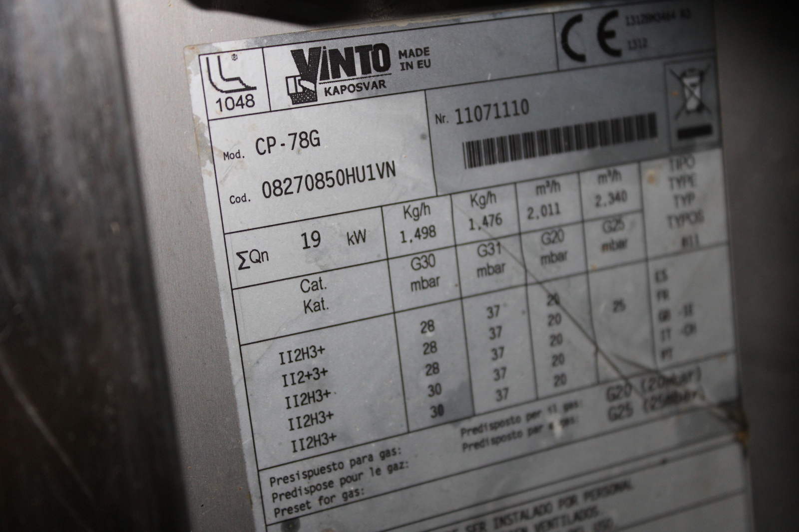 Tésztafőző ( Földgázos, letesztelve, működik ) 5