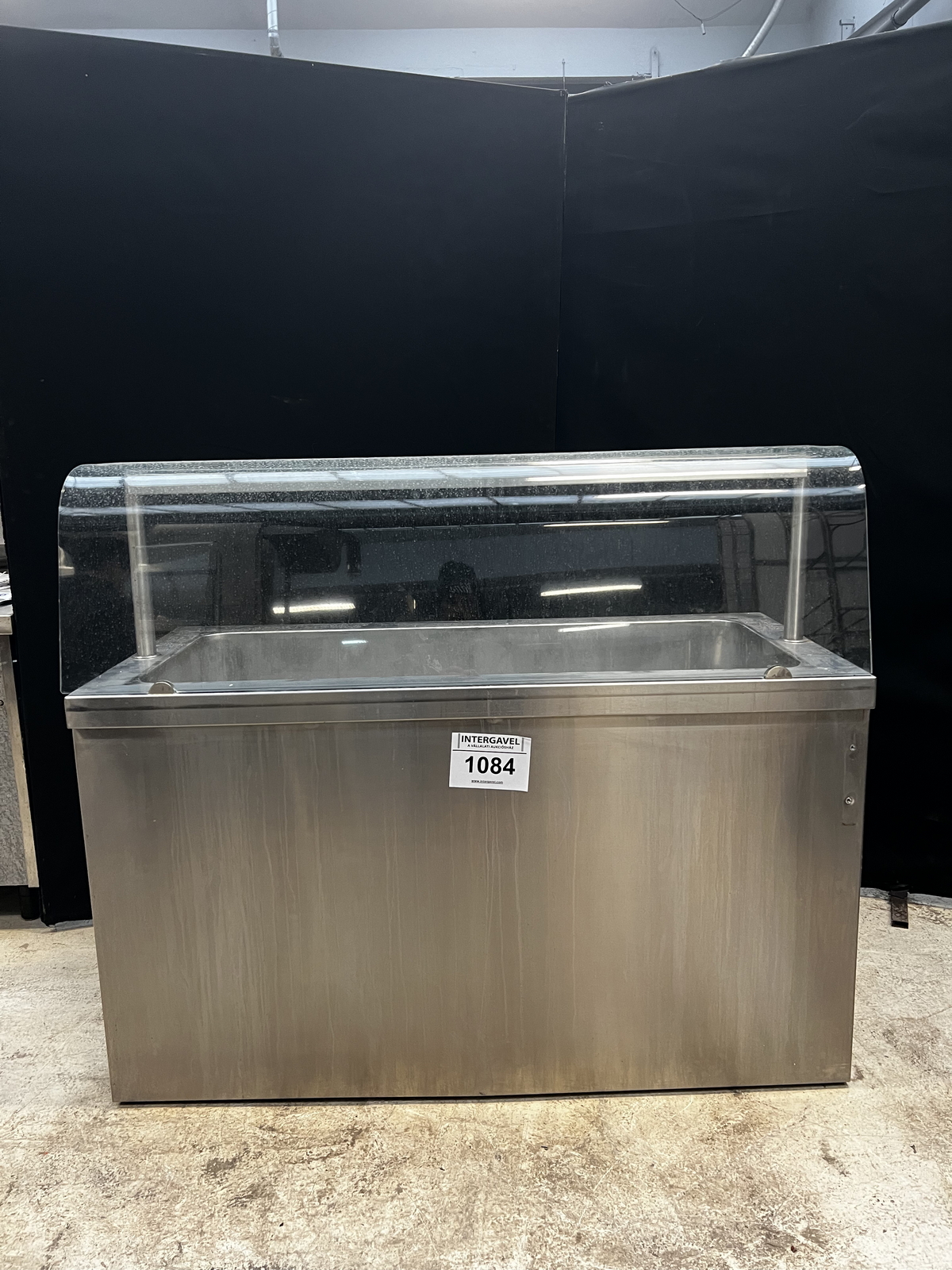 4xGN1/1 melegentartó pult üveges felépítménnyel