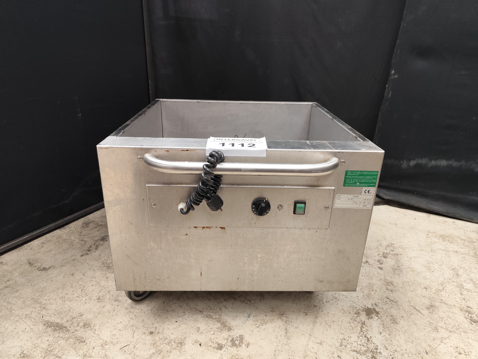 Melegentartó kocsi 2xGN1/1 2