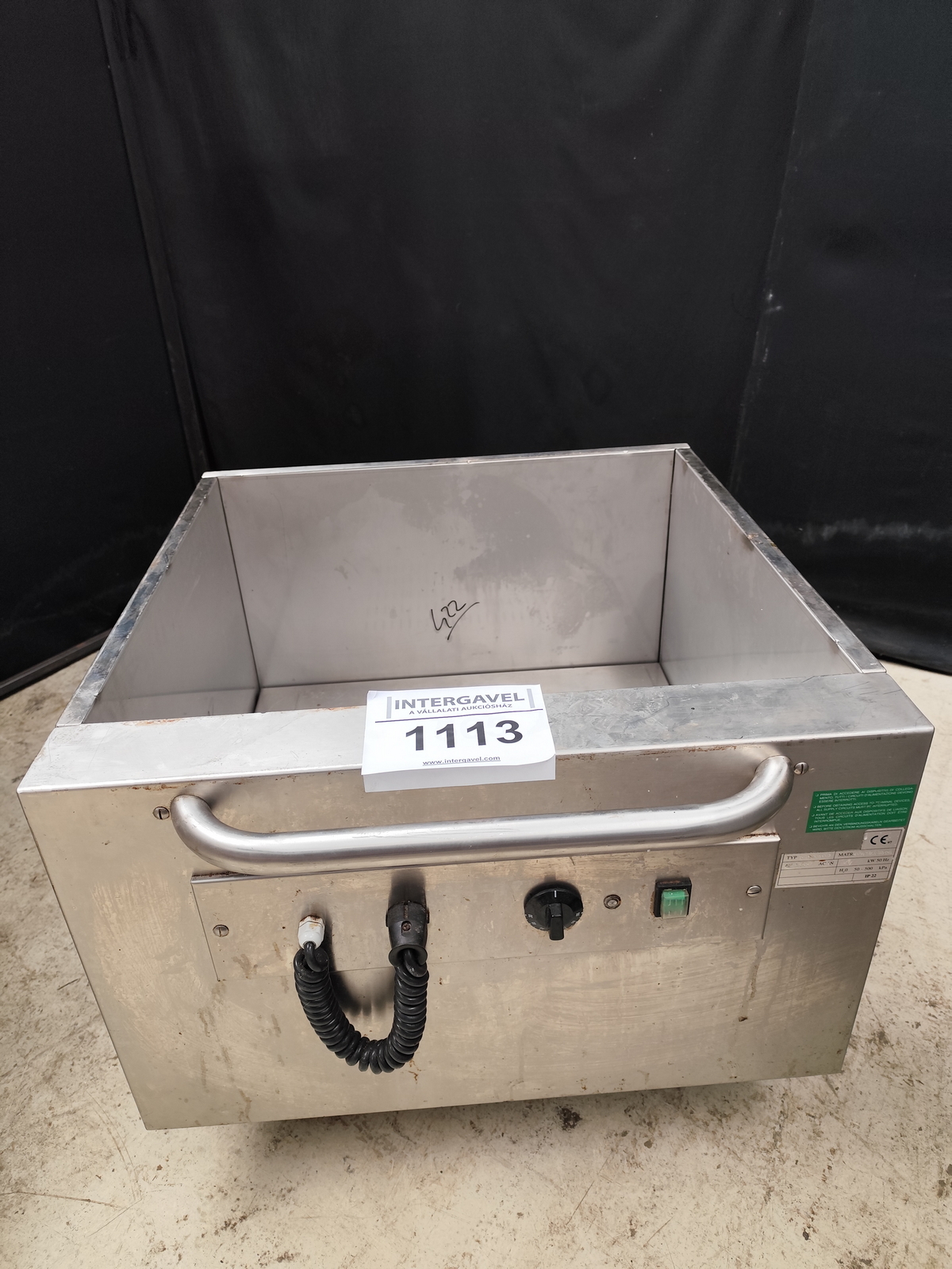 Melegentartó kocsi 2xGN1/1 2