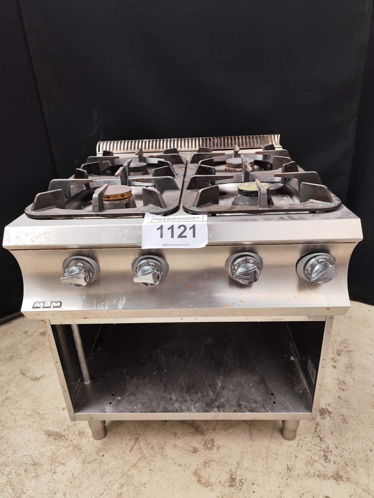 Gázüzemű tűzhely 4 égős