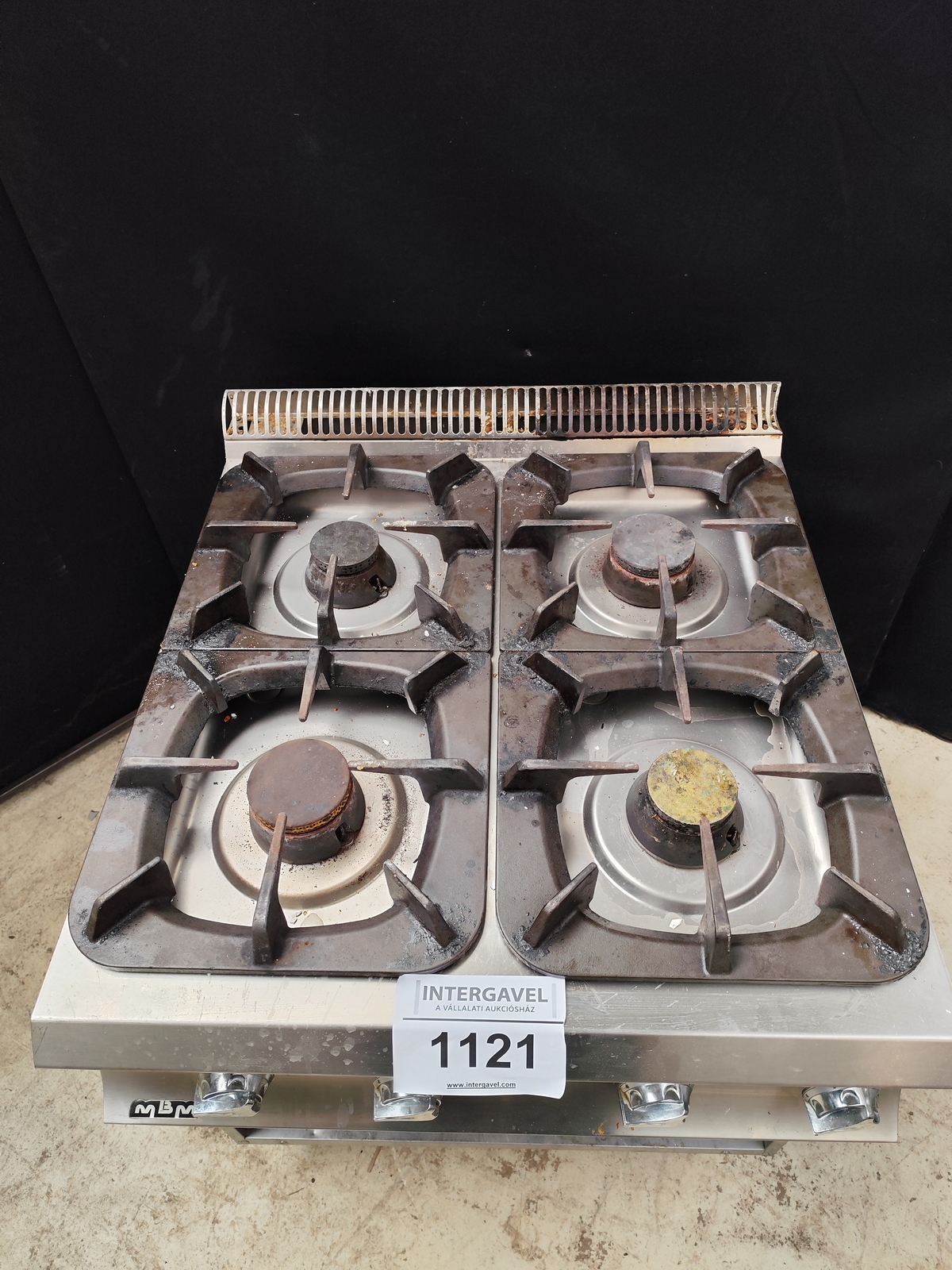 Gázüzemű tűzhely 4 égős 2