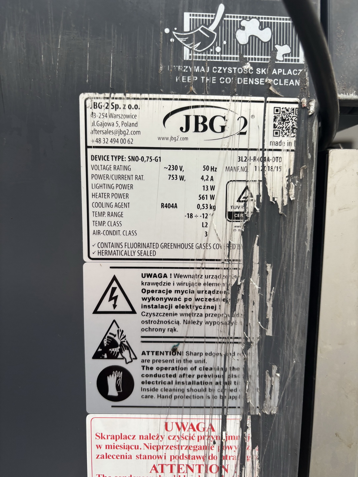 Ipari hűtő ( új kompresszor ) 4