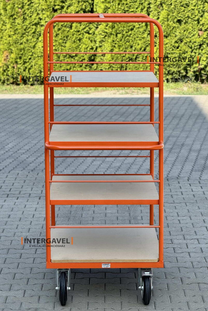 Emeletes szállítókocsi 4 polccal 2