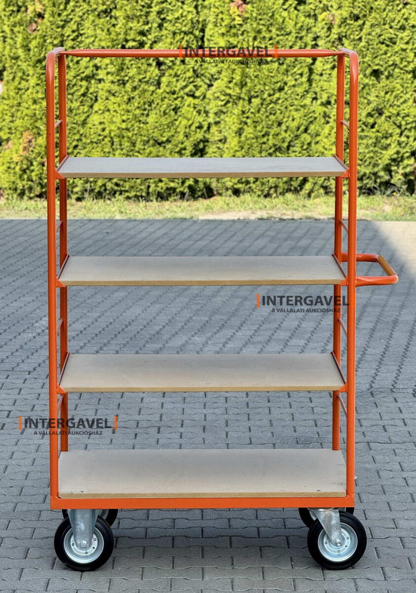 Emeletes szállítókocsi 4 polccal 3