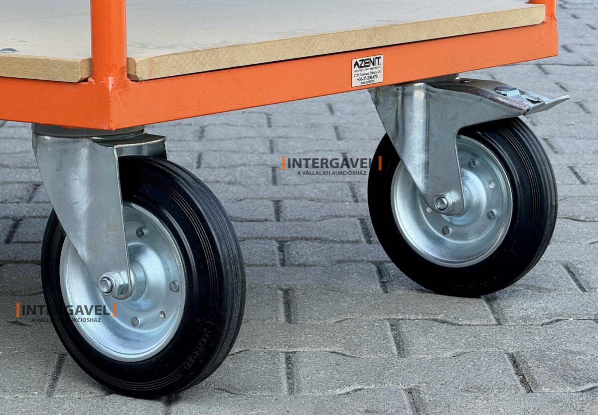 Emeletes szállítókocsi 4 polccal 4