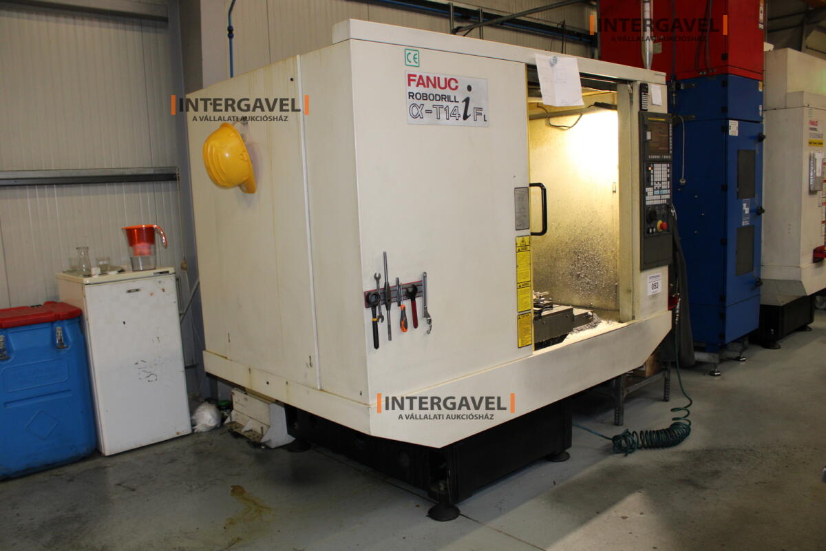 FANUC ROBODRILL α-T14iFL CNC megmunkálóközpont 5