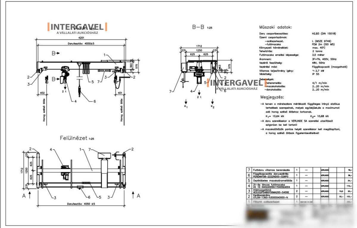 Daruhíd futómacskával és emelőművel 11