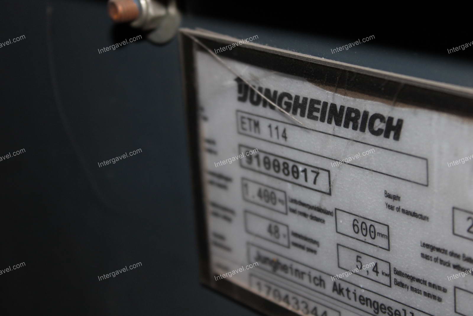 Targonca - Jungheinrich, ETM 114 3