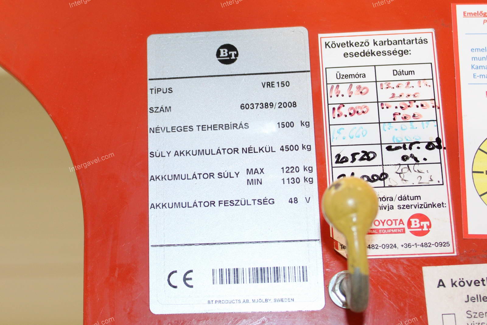 Targonca - BT, VRE 150 2