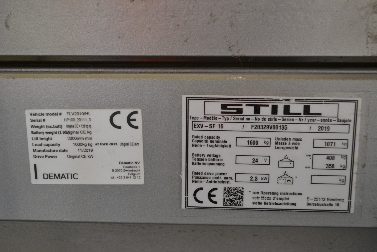 Still targonca - EXV-SF 16 7