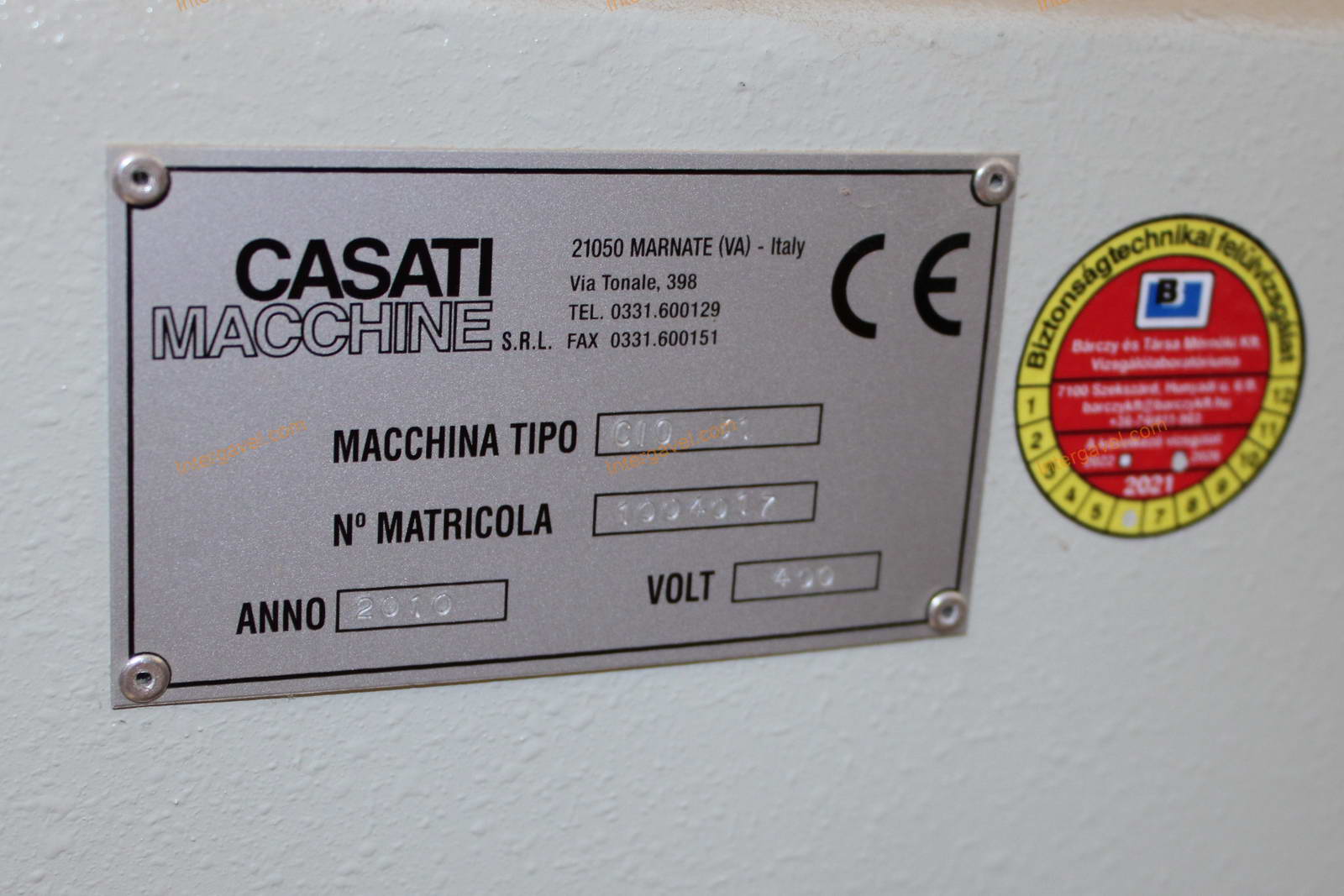 Furnér olló - Casati,  C10 31 2