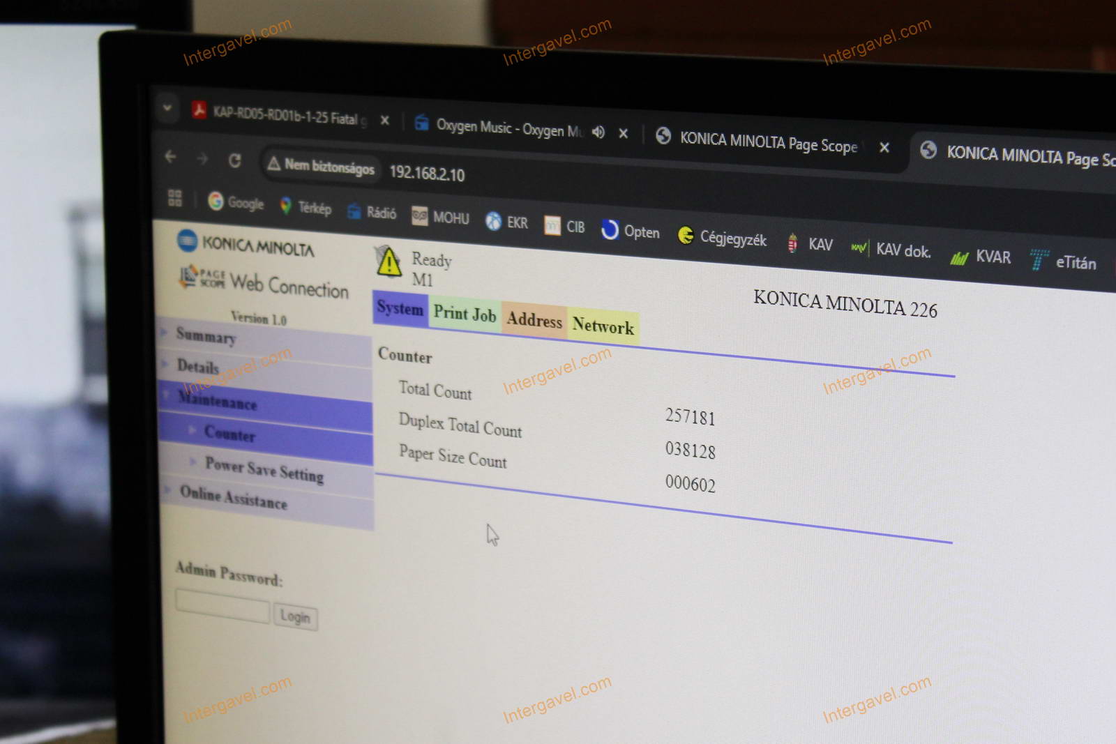 Multifunkciós nyomtató - Konica Minolta, Bizhub 226 2