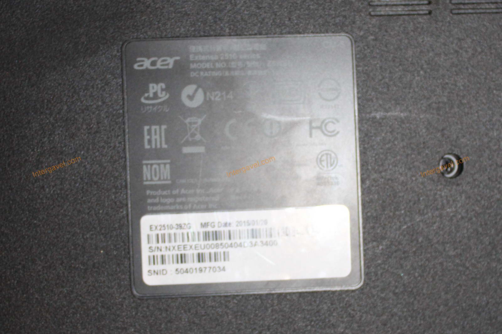 Laptop - Acer,  EX2510-39ZG 3