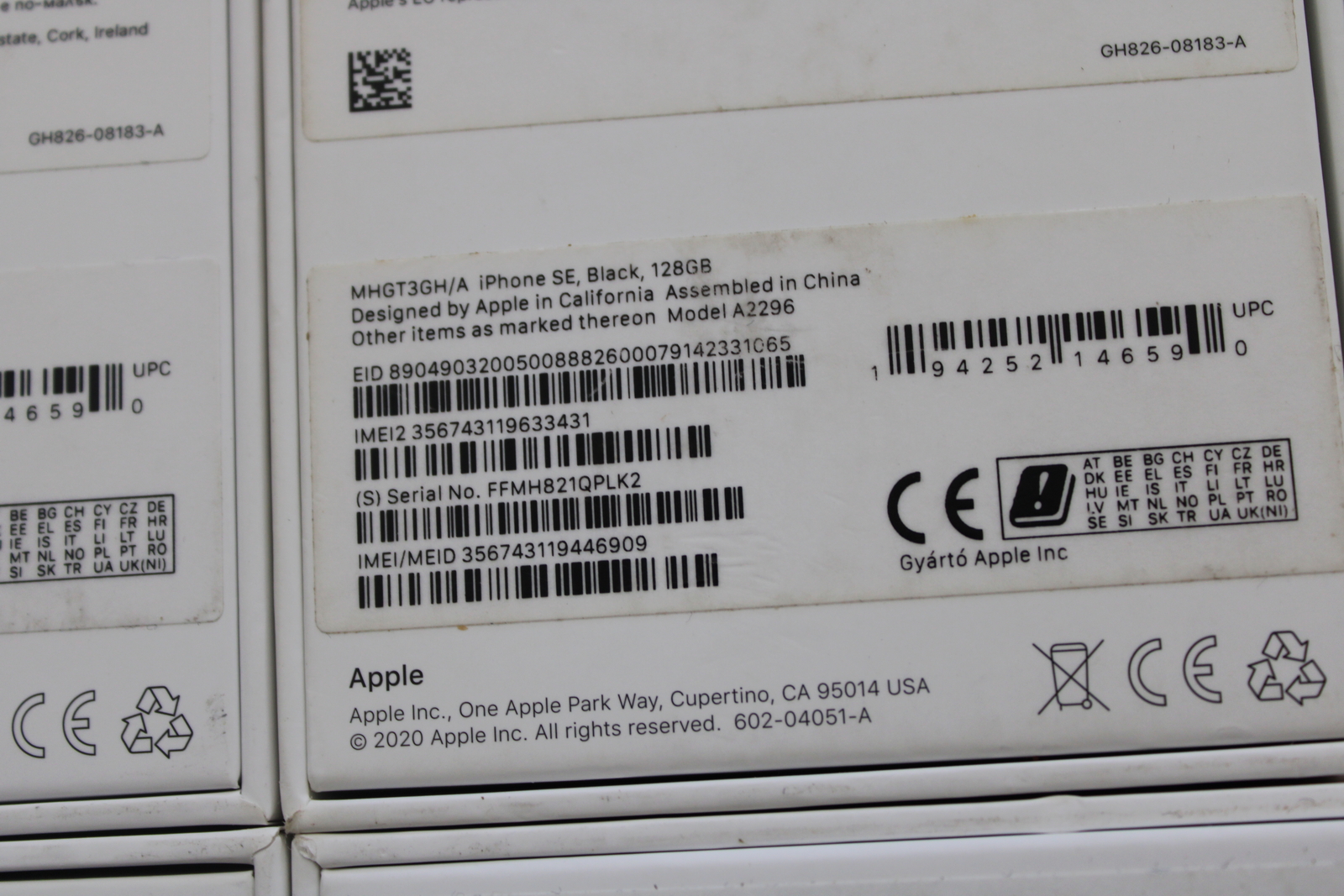 Iphone SE(2020) 128 GB 12