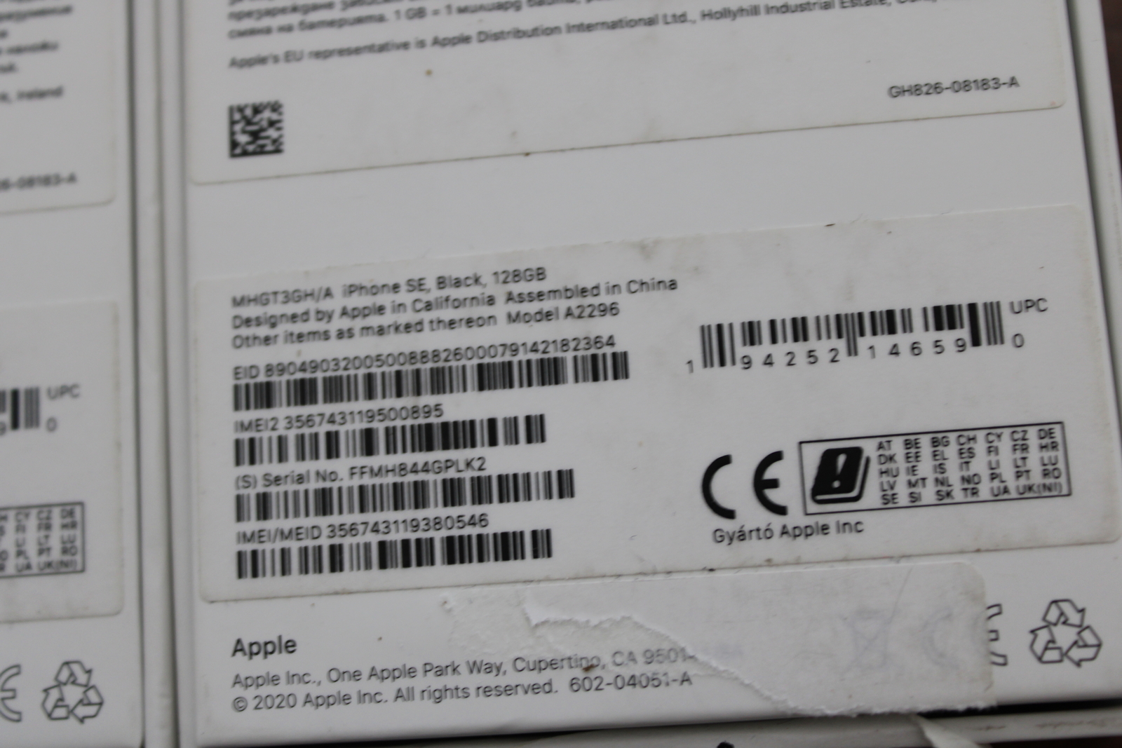 Iphone SE(2020) 128 GB 14