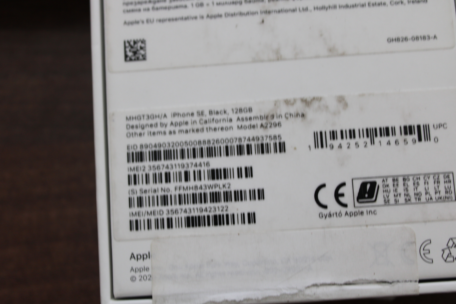 Iphone SE(2020) 128 GB 15