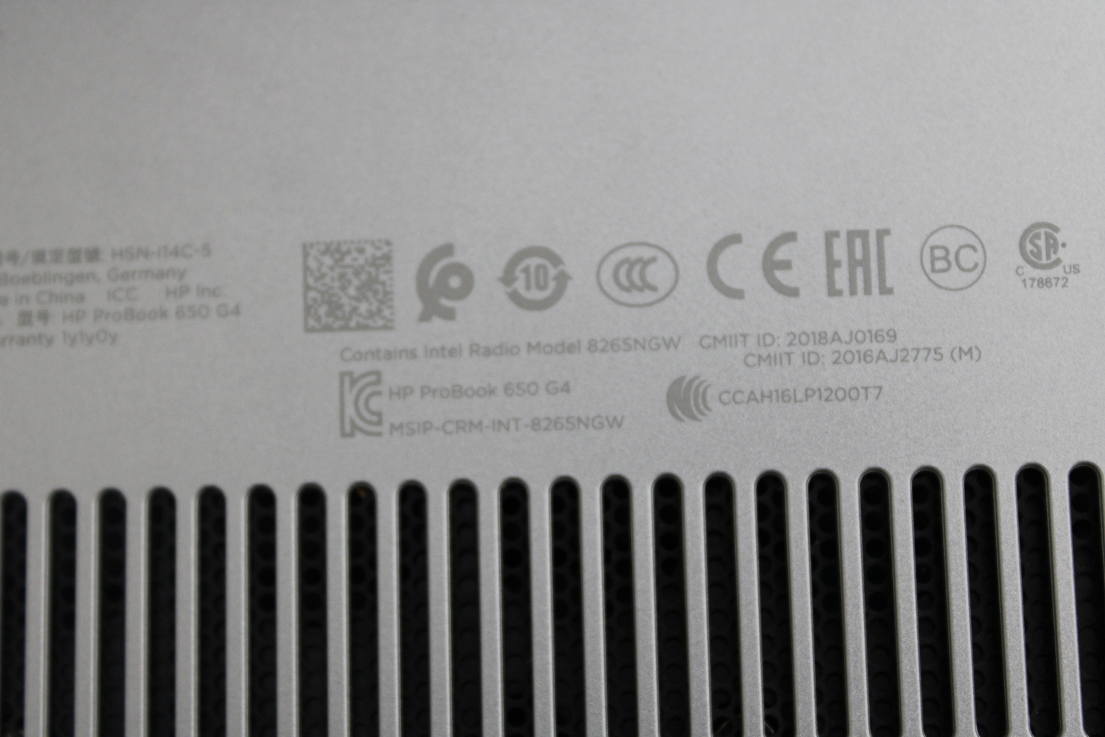 HP Probook 650 G4 5