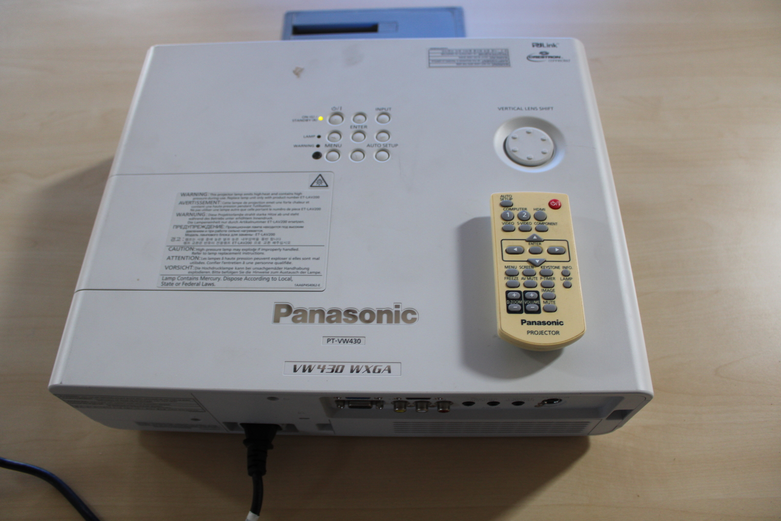 Panasonic PT-VW430 projector