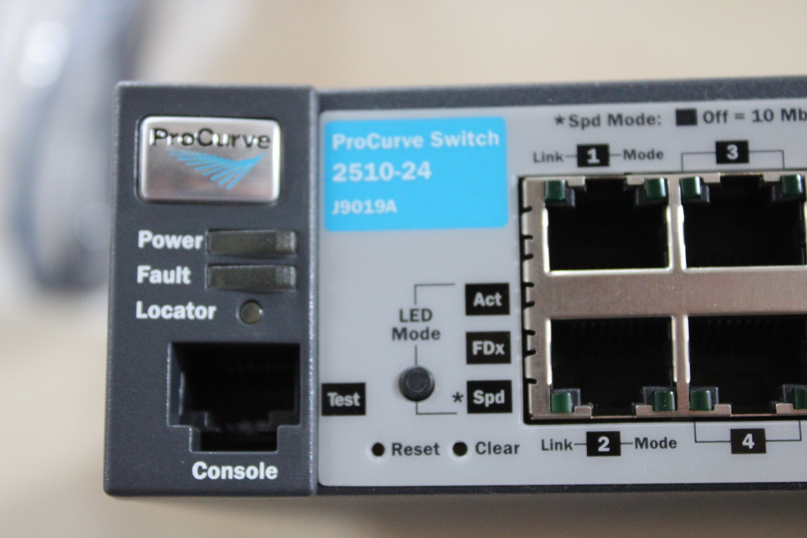 HP ProCurve 2510-24 switch 3