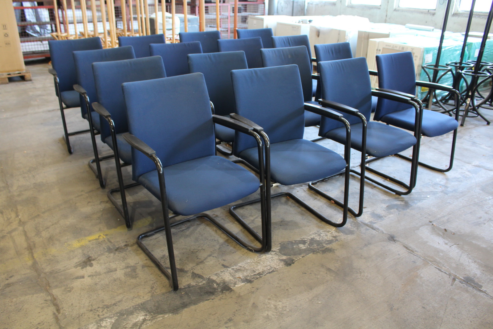 Tárgyalószék (kék-Comforto) 2