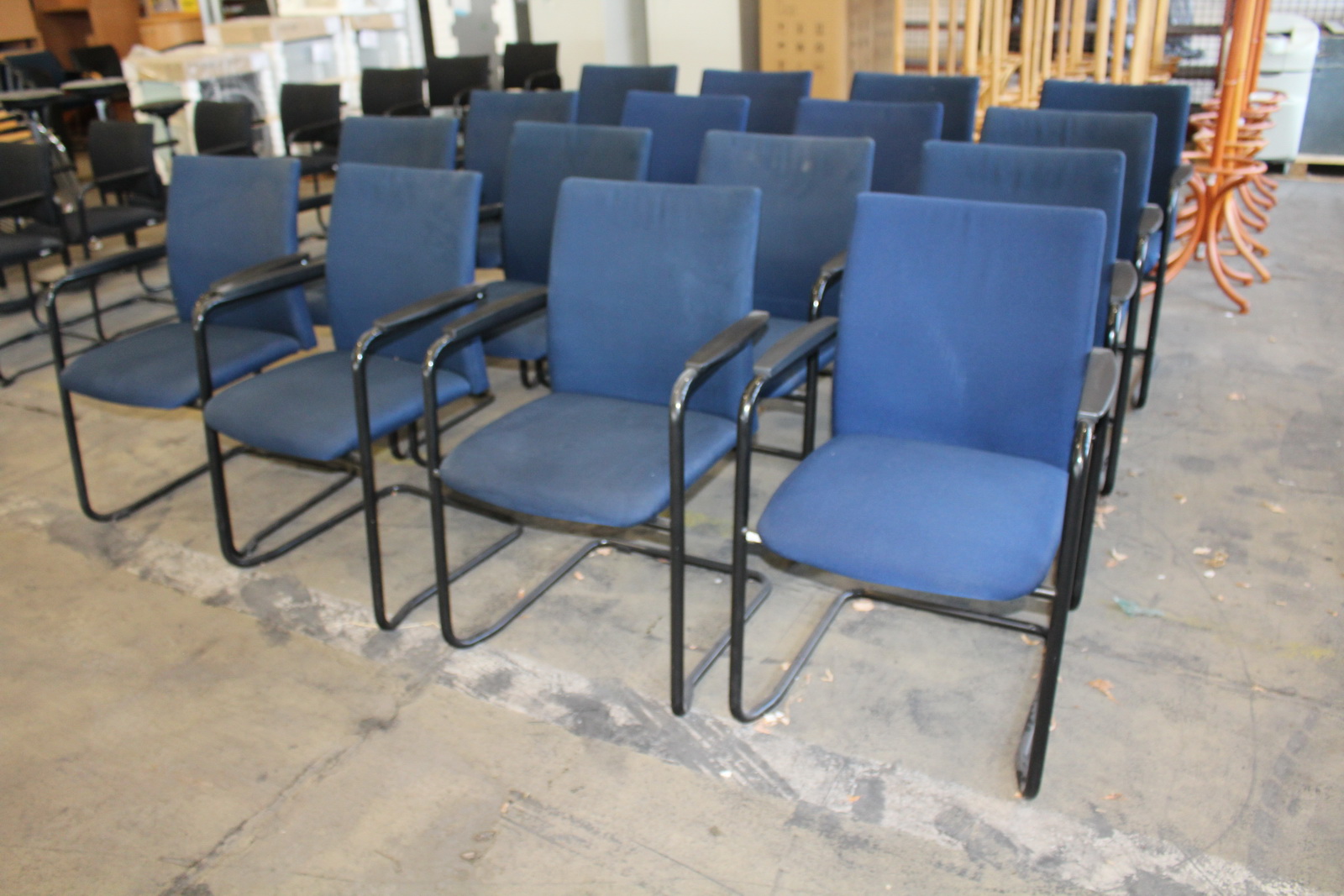 Tárgyalószék (kék-Comforto) 3