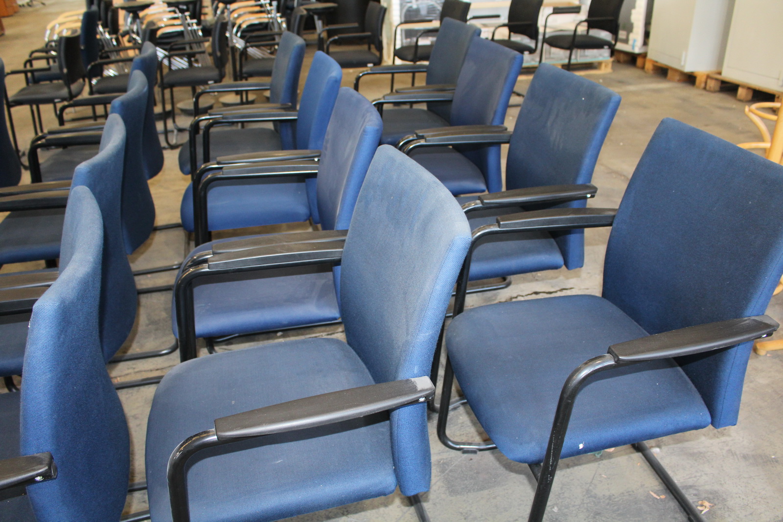 Tárgyalószék (kék-Comforto) 5