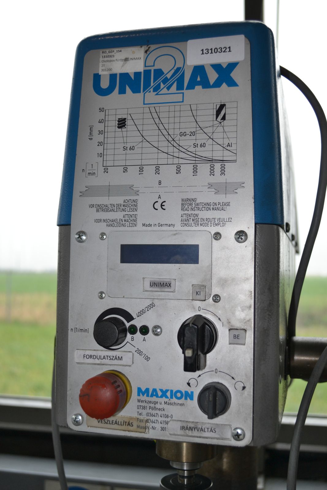 Oszlopos fúrógép 3