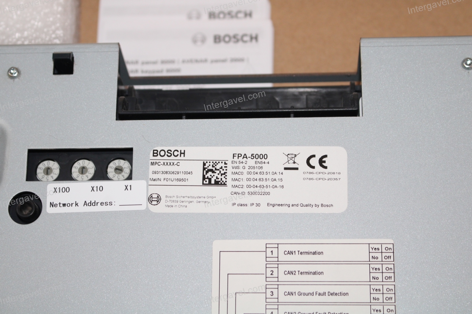 Tűzjelző központ 2