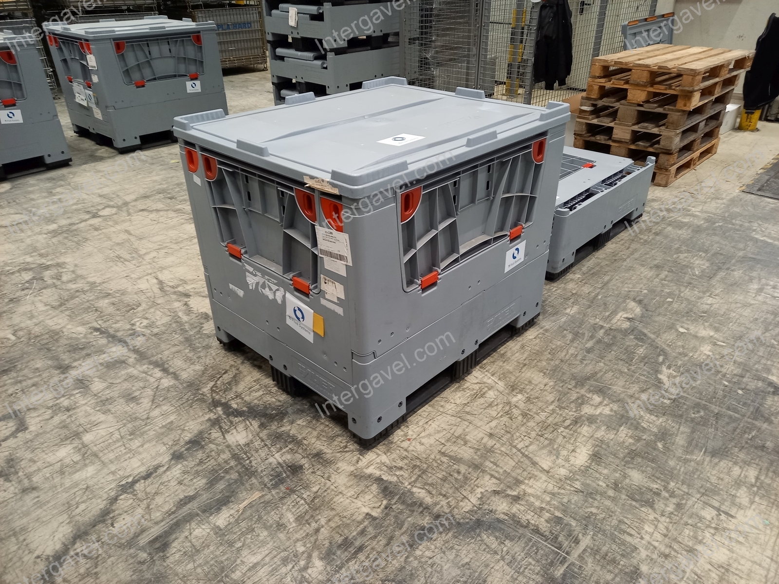 Összecsukható Bigboxok 4 Rakodónyílással + fedél 4