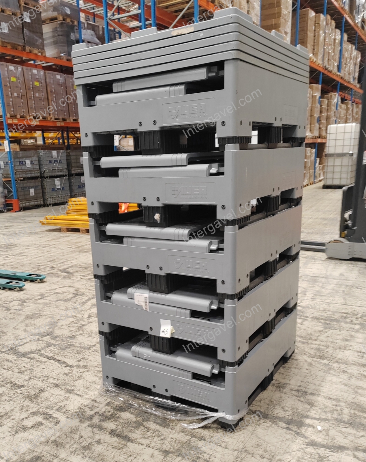 Összecsukható Bigboxok 4 Rakodónyílással + fedél 8